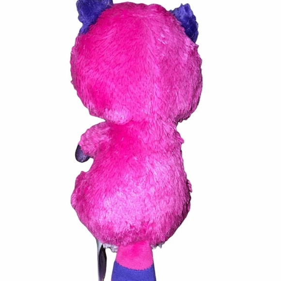 ty beanie baby roxie pink raccoon plush - Picture 2 of 4